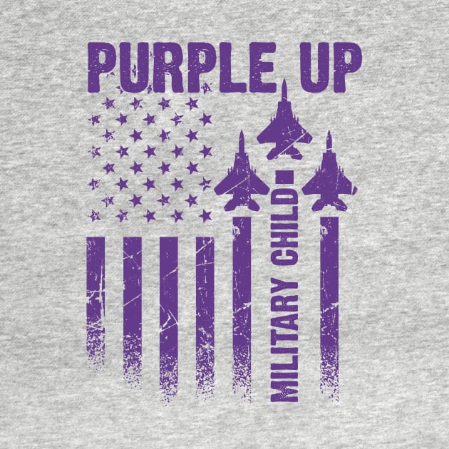 Purple Up For Military Child by mintipap